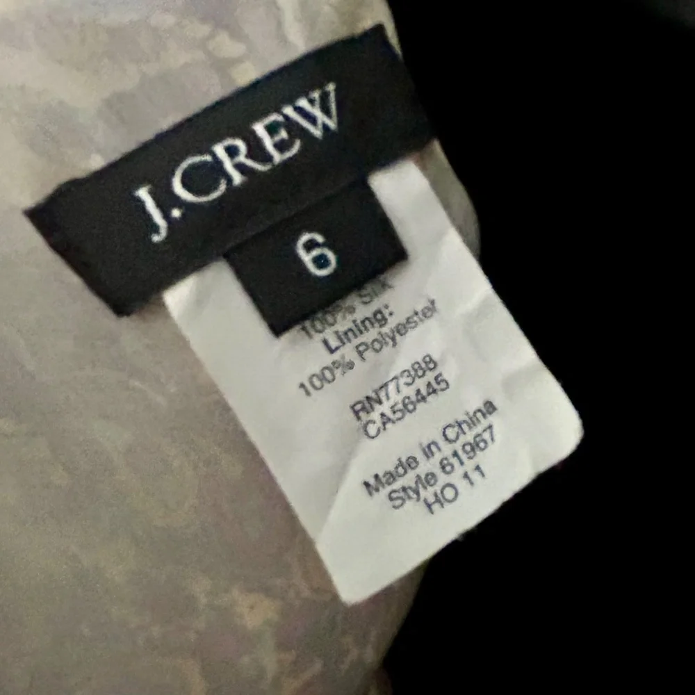 Vintage Silk Paisley Blouson Dress - Picture 3 of 3